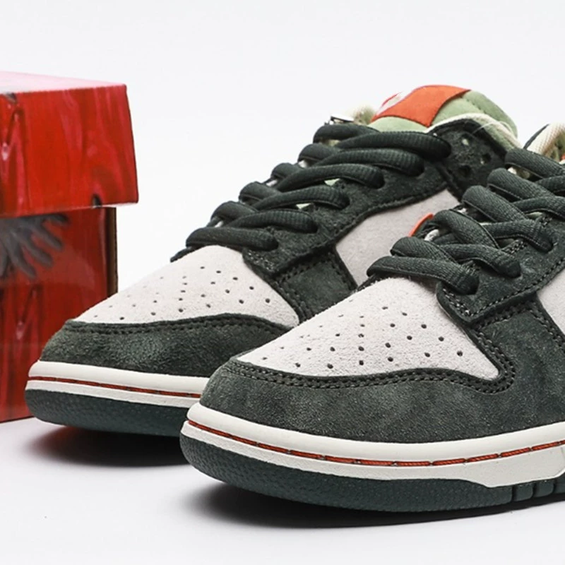 Кроссовки Dunk из первосортной кожи, мужские и женские, черно-белая «панда», тень серого, спортивные беговые туфли