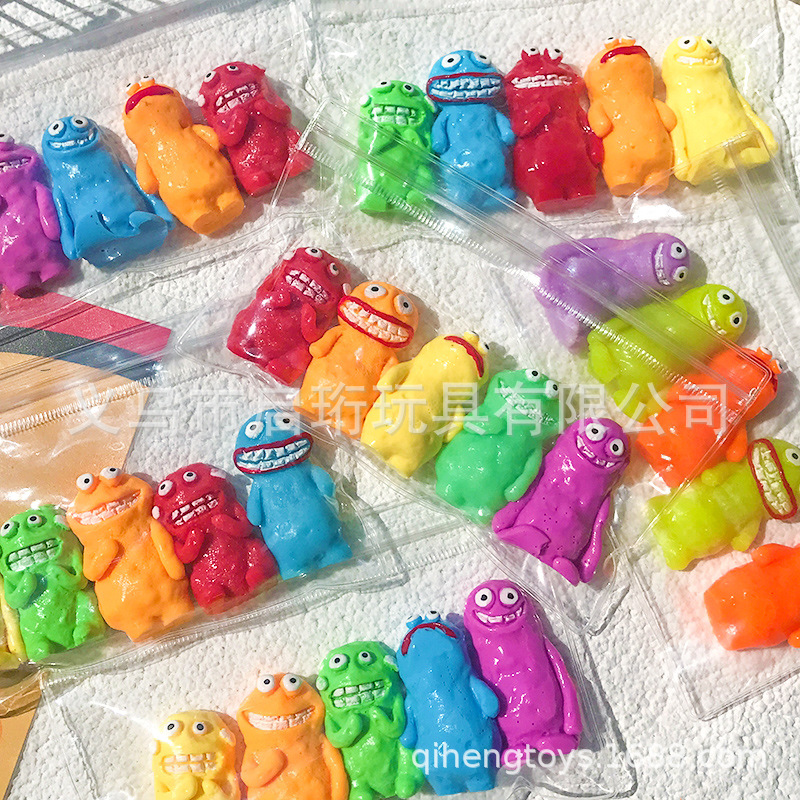 Super feos, bonitos monstruos de barro pellizcantes, música divertida, juguetes, adornos feos, ocho monstruos, celebridades en línea, descompresión, descarga de cosas feas