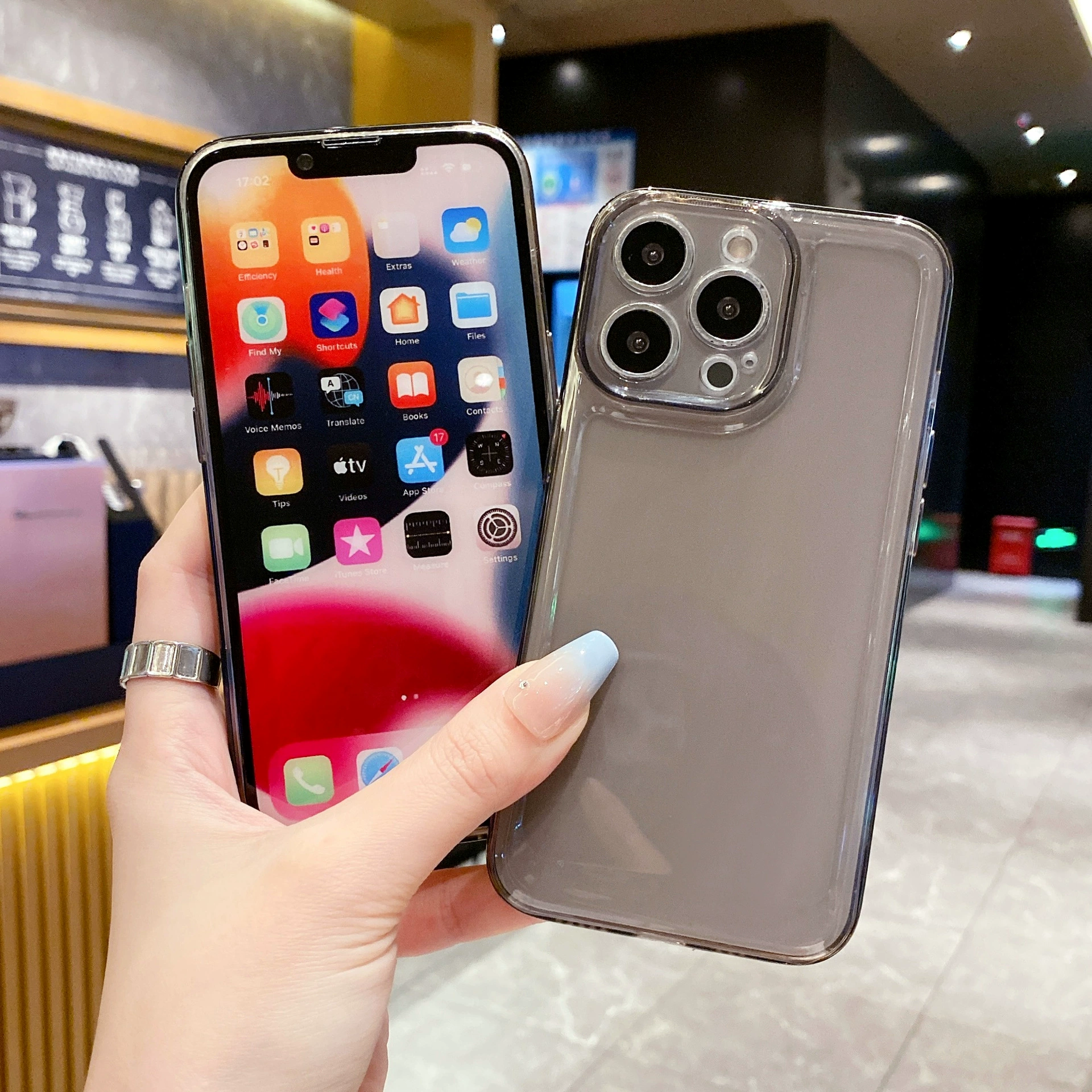 Apple, совместимый с iPhone 16, iPhone16 Pro в прозрачном чехле, защитный чехол, iphone, защита от падения