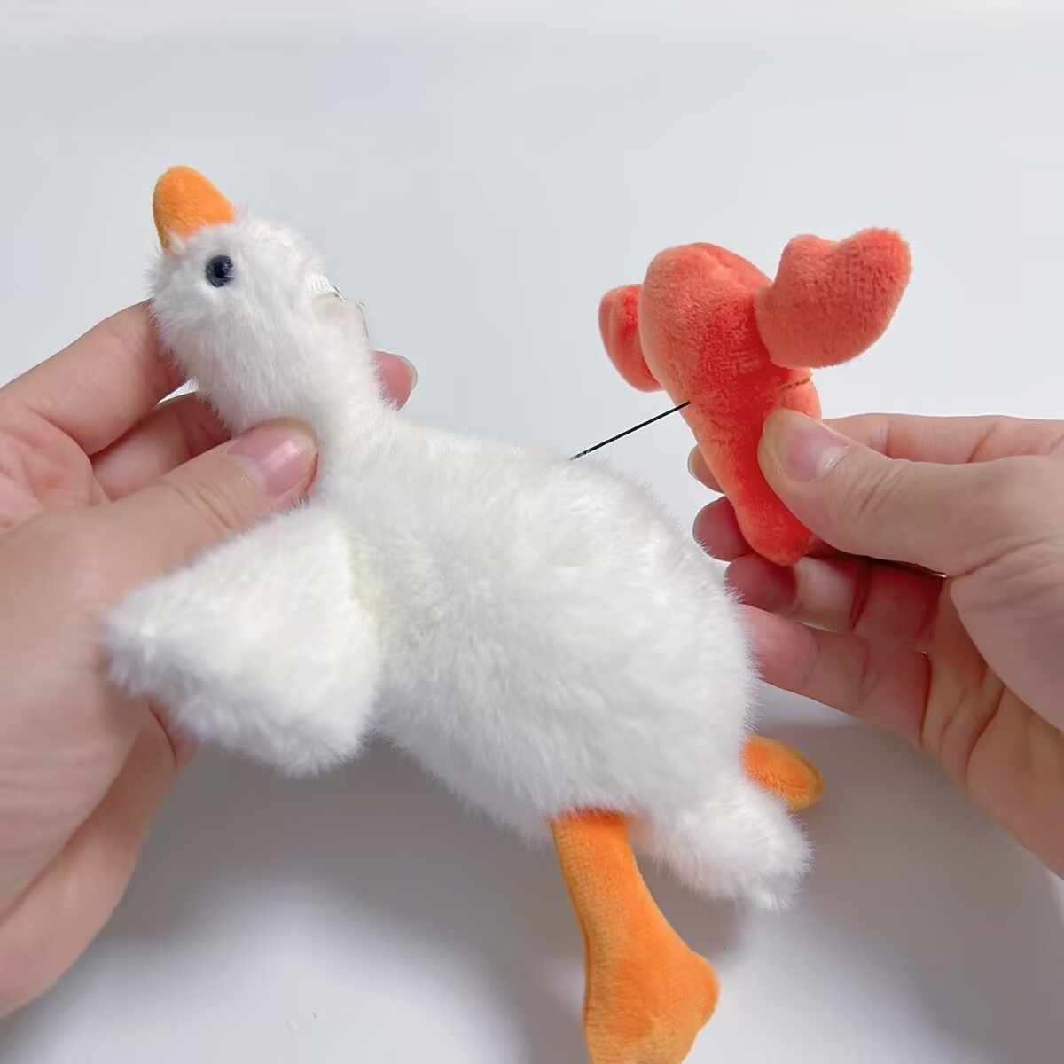 등뒤 거위 랍스터 백팩