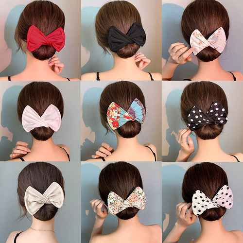 Lazy man's magic twist hairpin hair tie bow hairband ball head braided hair artifact cross-border deft bun