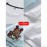 Брендовая футболка с коротким рукавом с круглым воротником, короткий рукав, градиент