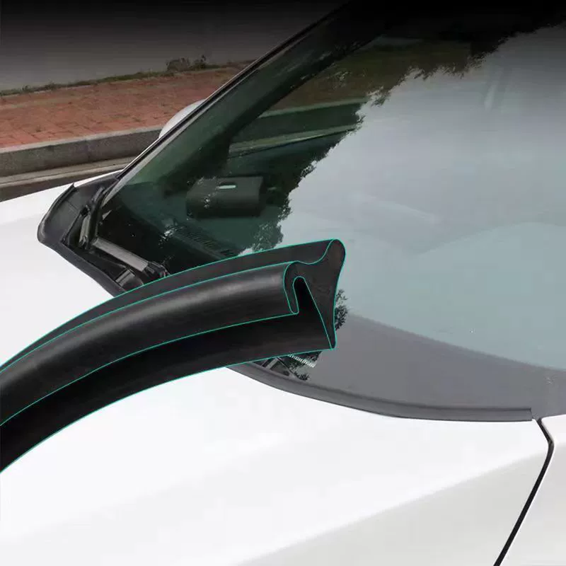 Крышка двигателя верхний край переднее лобовое стекло Нижняя ветрозащитный шум защита от насекомых резиновая прокладка крышка двигателя ветер шум спойлер резиновая прокладка