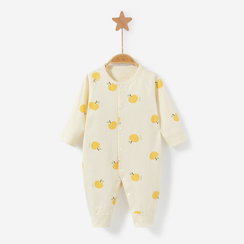 Mono para bebé para primavera, otoño e invierno, pelele de algodón puro para recién nacido, ropa de dormir unisex para bebé, traje cálido para gatear, ropa de bebé.