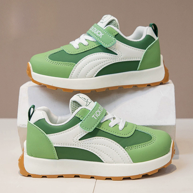 Детские низкие кроссовки для мальчиков и девочек, повседневная обувь, новая весенне-осенняя спортивная обувь интернет-знаменитостей, дышащие студенческие кроссовки на мягкой подошве.