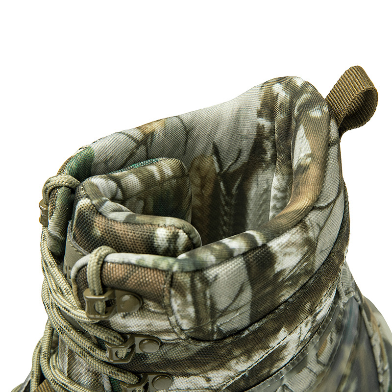 Hunting boots, mid-low hiking boots, large size outdoor shoes, non-slip camouflage army boots, combat boots for men, cross-border camping 4