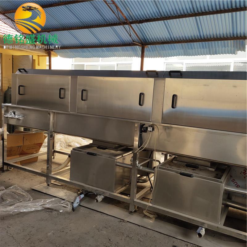 医药筐子消毒机 鸡蛋筐清洗消毒一体机 快餐托盘消毒清洗机