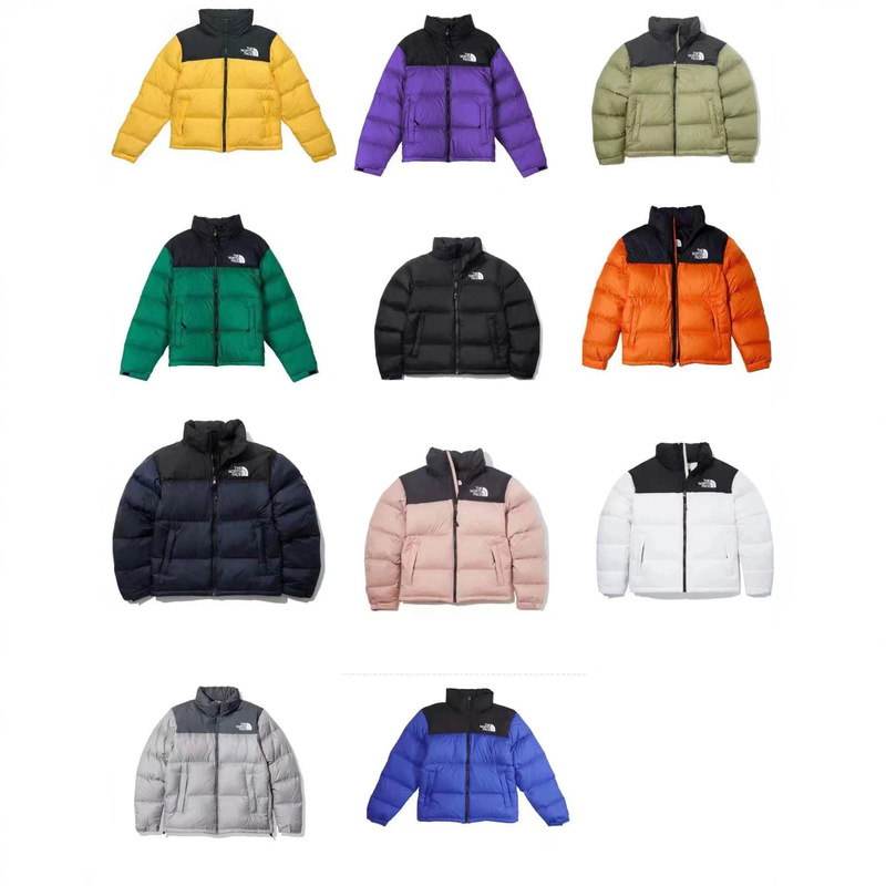 New Winter North Face 1996 Embroidered Cotton Jacket for Couples, Outdoor Casual Thickened Warm Coat, Trendy Puffer Jacket