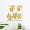 Scandinavian golden square decorations for living room for bedroom, light luxury style