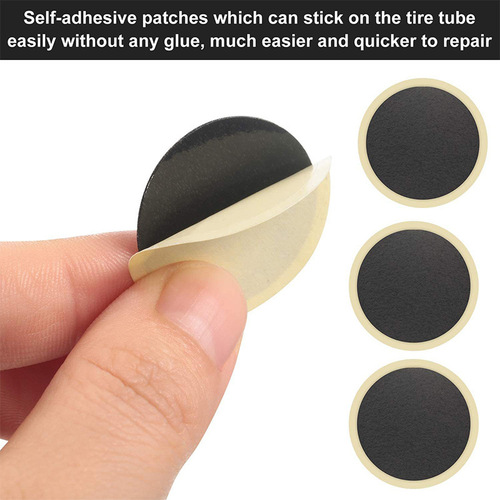 Wholesale customized bicycle glue-free tire patch tire lever repair set tire repair tool set tire repair box