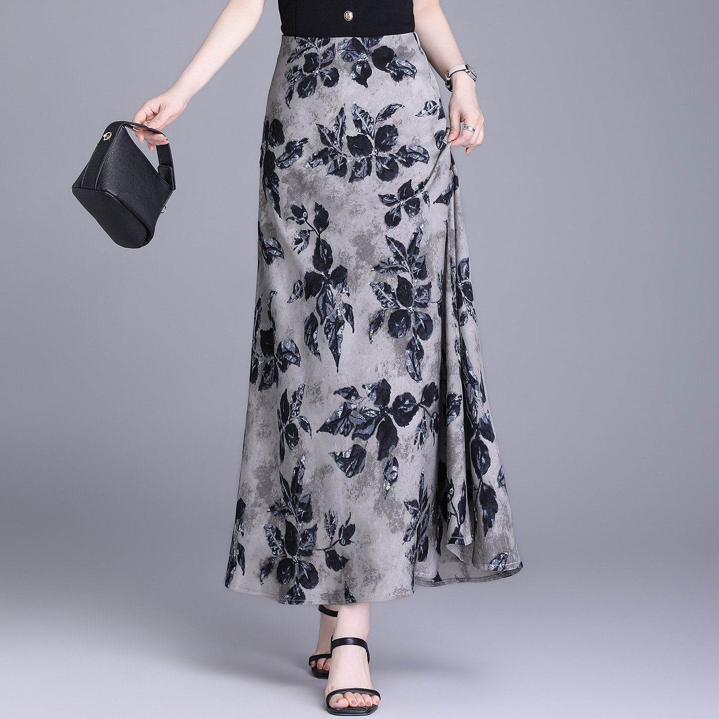 Summer elegant fashionable professional long skirt