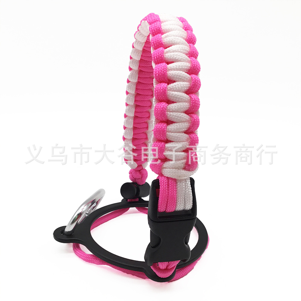 Amazon hidro frasco espacio olla llevar cuerda boca ancha taza de agua cuerda trenzada hervidor llevar cuerda portátil