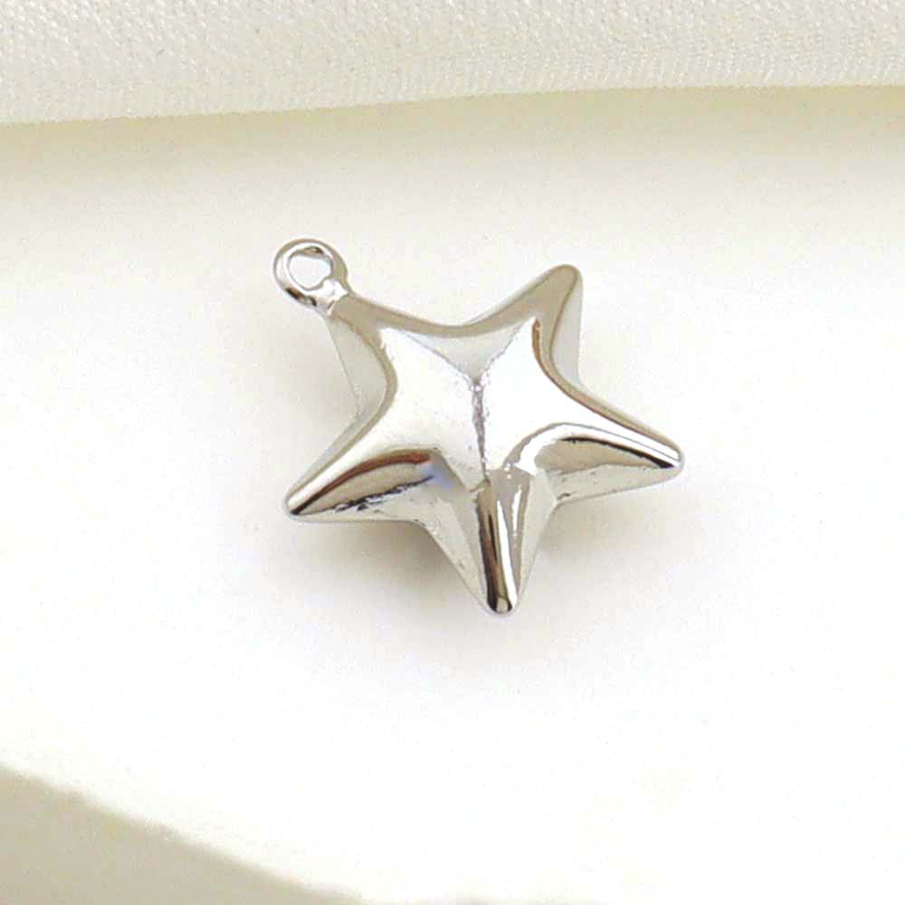4g Weight Pendant Jewelry Making Type 16 * 19mm Jewelry Making Size DIY Jewelry Accessories Classification 1 Piece Quantity Copper Material Star, Heart Shape Pattern All Seasons Season Polished Finish Plating Design Cute, Simple Style Style 1 Piece 16 * 19mm Copper Star Heart Shape Polished Pendant 18