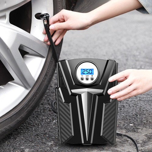  new car air pump metal cylinder 12v high power digital display single cylinder car wireless air pump