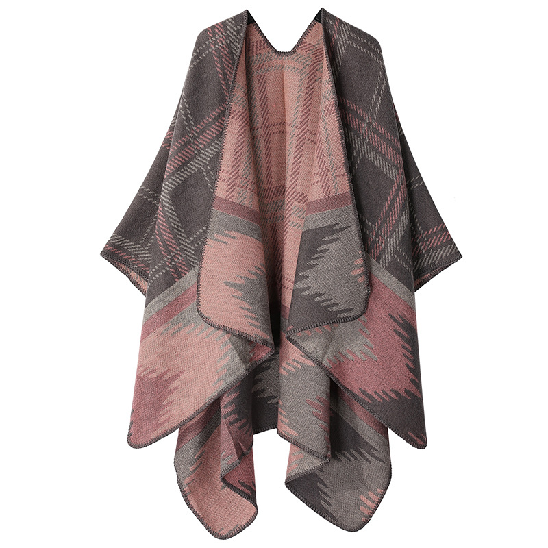 Sciarpa unisex Scialle alla moda versatile mantello spesso coperta cappotto sciarpe calde_voghion.com