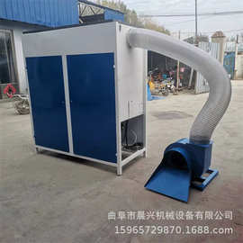 懒人沙发开松填充机 沙发厂抱枕填充机 枕头双口充装机