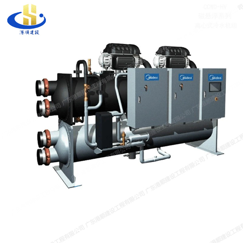 美的离心式冷水机组医院工业制冷制热直流变频组合式商用中央空调