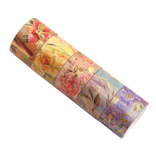 Flowers bronzing light ceremony temples cloud fragrance antique and paper tape flowers diy decorative hand account tape cross-border wholesale