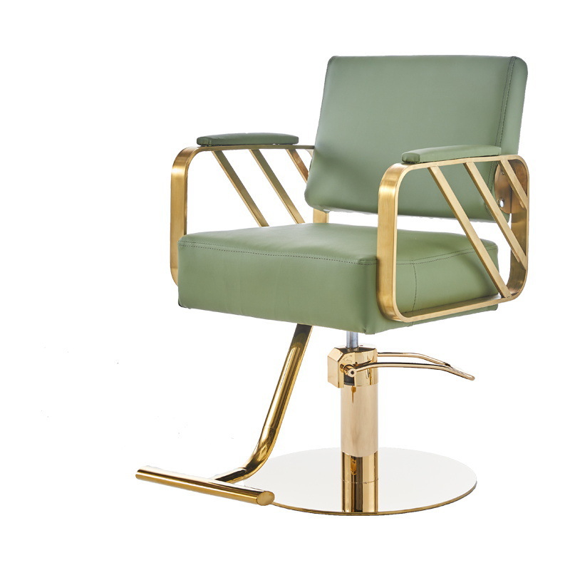 Fábrica directa barbería silla salón de peluquería silla de corte de pelo elevador red silla de acero inoxidable corte de pelo