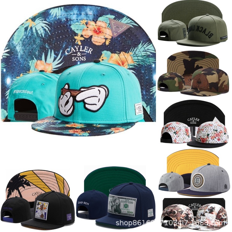 قبعة CAYLER SONS النسخة الكورية من Chaoming على طول القبعة الهيب هوب الهيب هوب بيسبول قبعة snapbacks أزياء الرجال والنساء
