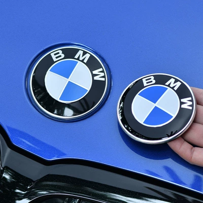 BMW front and rear emblems, 1357 series, suitable for X1, X3, X5, and X6 models, including trunk emblems and hood emblems, high-end quality