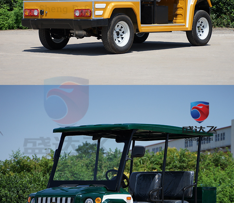 5-8 Electric Sightseeing Patrol Car Scenic Spot Tour Campus Property Patrol Homestay Reception Real Estate RV