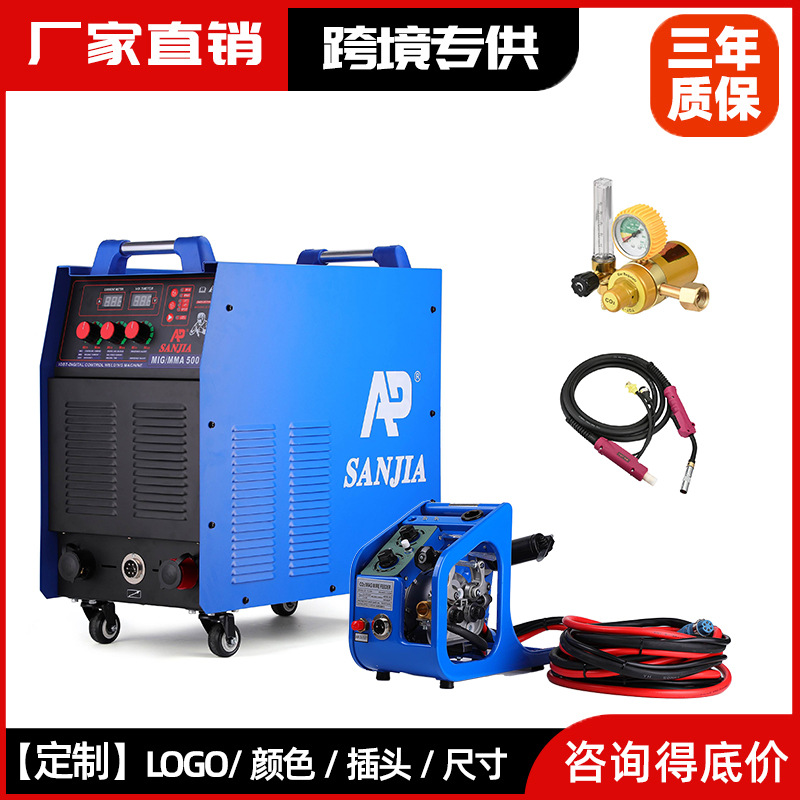 【跨境专供】耐顺佳电焊机380V工业超大功率MIG/MMA-500电焊机
