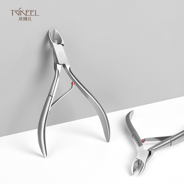 Exfoliating professional nail scissors stainless steel for manicure