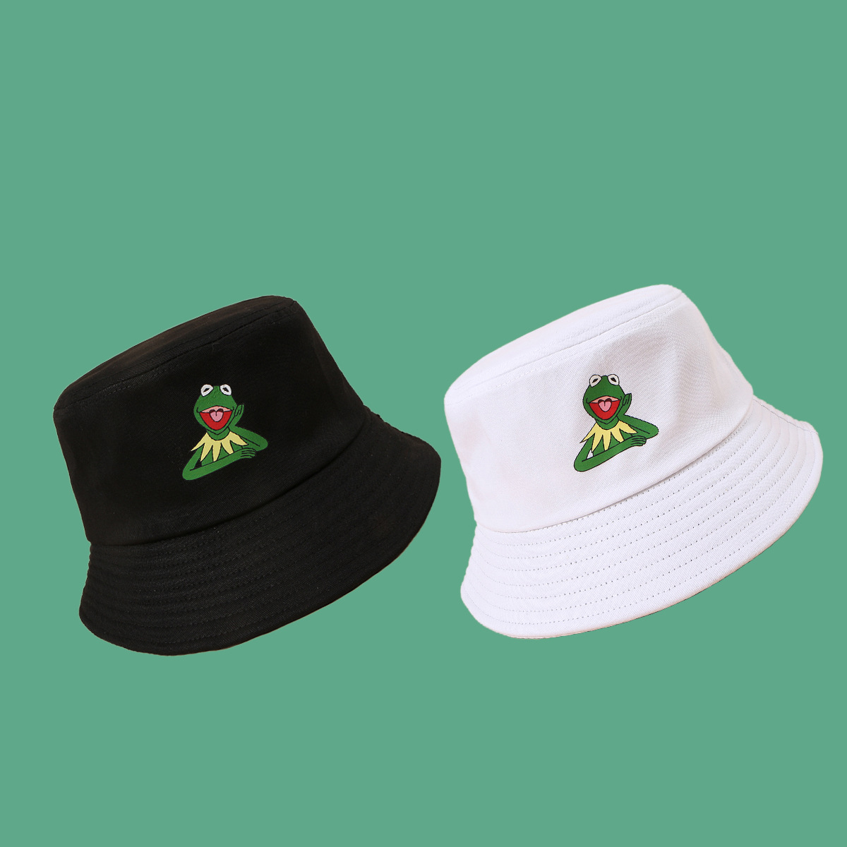 Fashion Laughing Frog Fisherman Hat display picture 1