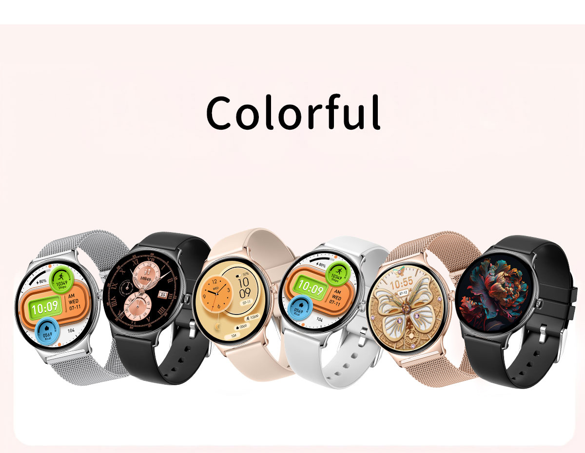 Smartwatch Pour Femme Avec Suivi De Santé Et Appel Bluetooth_voghion.com