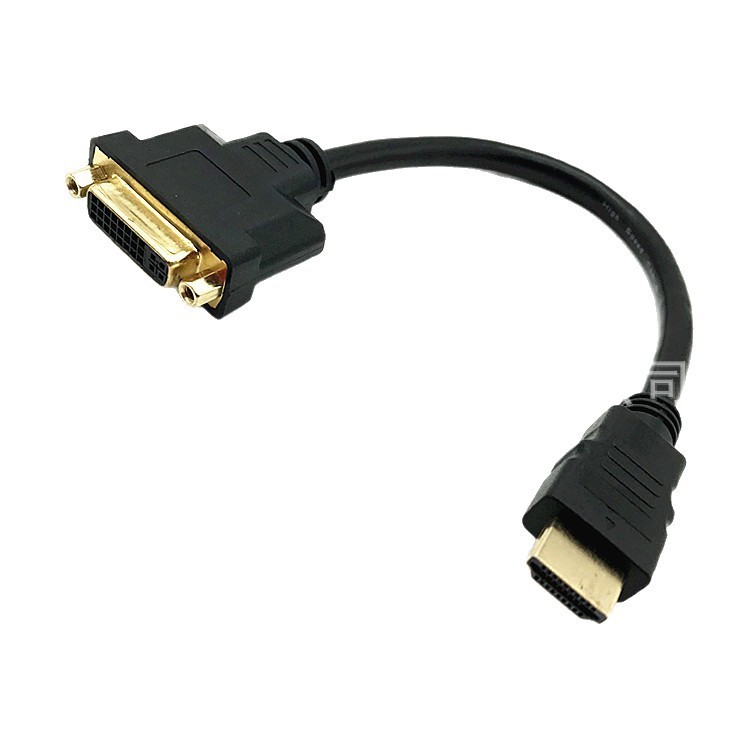 HDMI オス - DVI24+5 メス アダプタ ケーブル 金メッキ HD DVI - HDMI 双方向相互変換 HDMI - DVI|undefined