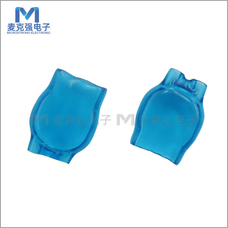 10D压敏护套蓝色有耳带孔直径10mm压敏电阻专用保护套阻燃ABS环保