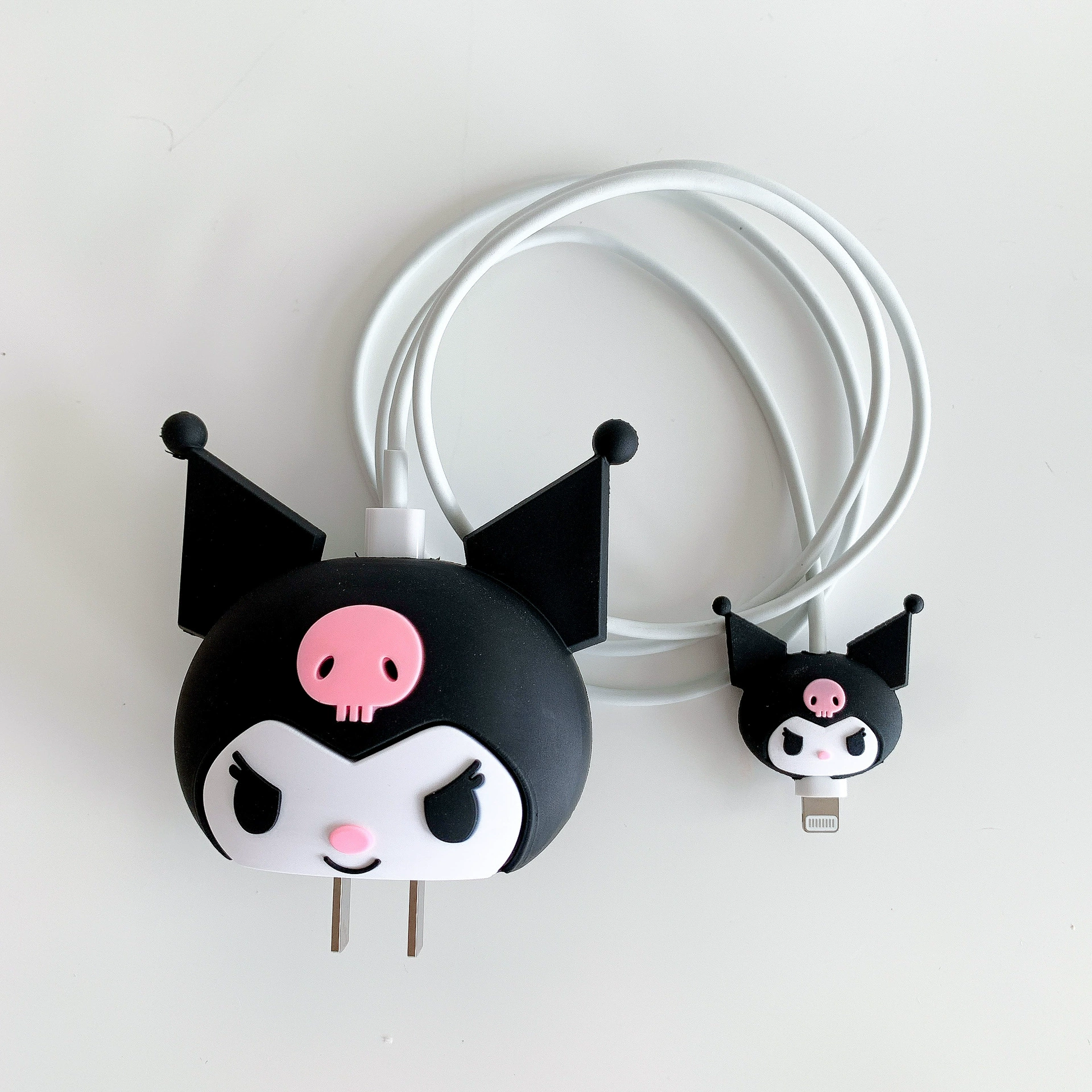Apple, cartoon charger, protective case, 20W
