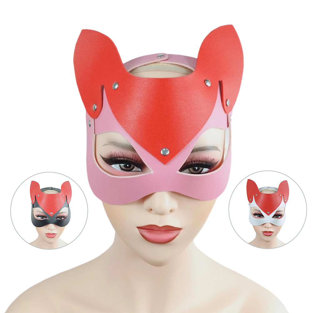 European and American Trendy Sm Masks, Female Cat Head Halloween Fashion Accessories, Party Masks, Couple Adult Toys