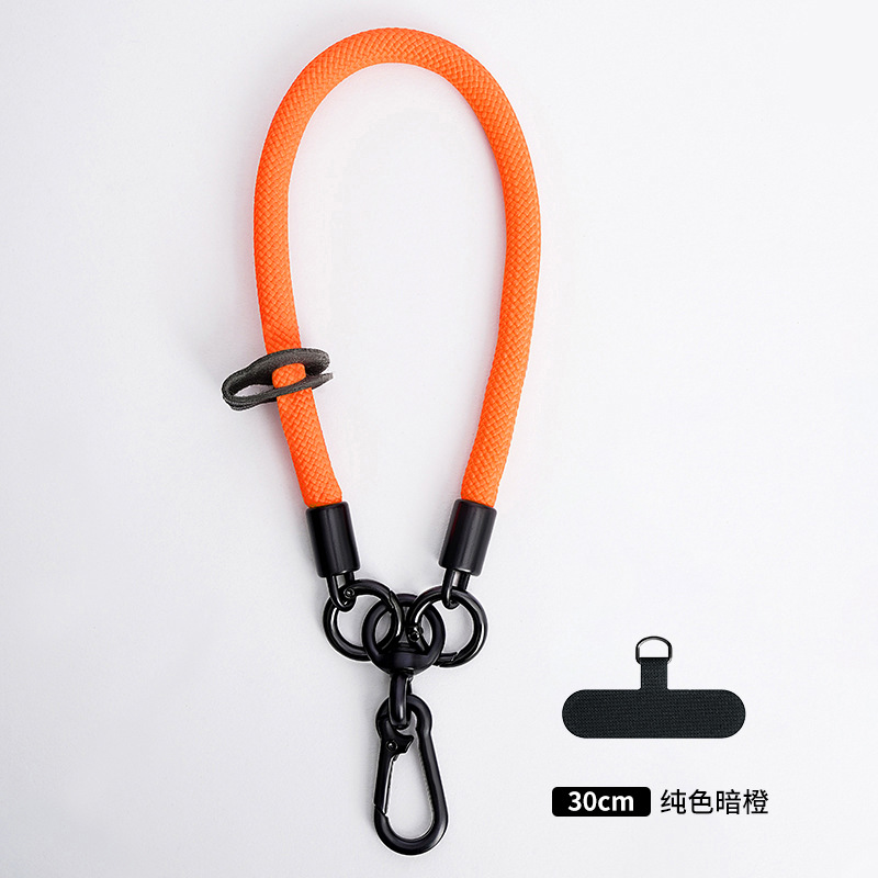 Cordón de teléfono móvil al por mayor crossbody ajustable avanzado Halter muñeca tejida Sling back clip caja del teléfono móvil correa de cordón