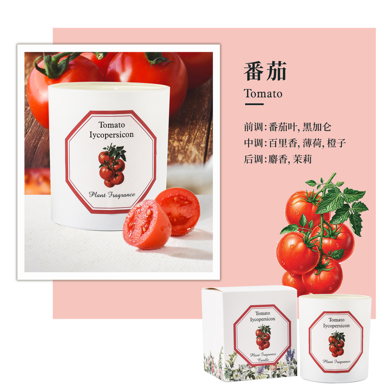 植物香薫手作り大豆ワックス香薫ろうそく植物精油無煙アロマキャンドルロマンチックな置物お土産|undefined