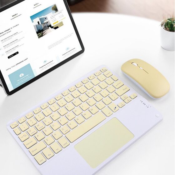 Suitable for Iflytek Wireless Bluetooth Keyboard Learning Machine Tablet Universal Convenient Office Keyboard and Mouse Package