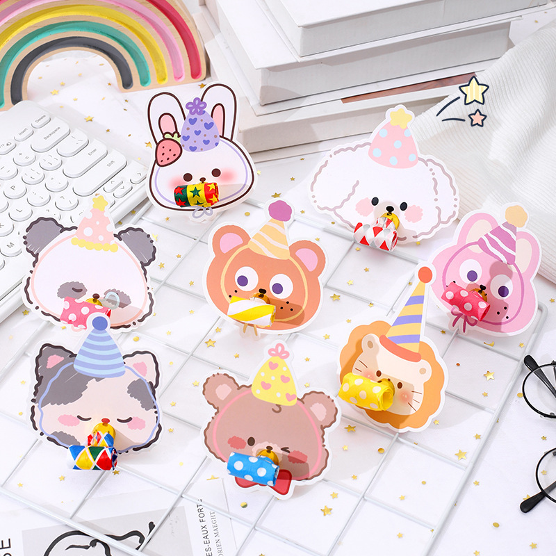 Children's Blowing Roll Blowing Dragon Whistle Kindergarten Cartoon Safety Retractable Cute Blowing Small Whistle Creative Birthday Toy