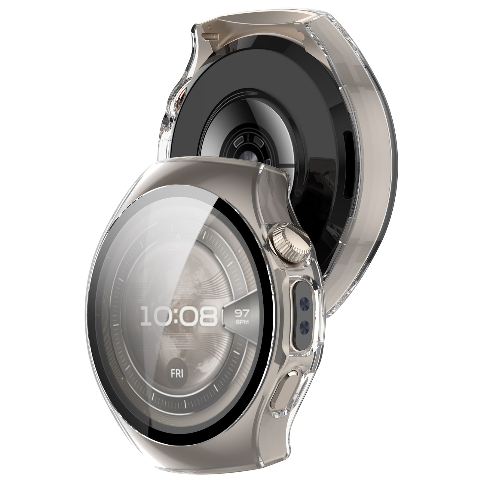 Xinyuan Shuntong is suitable for the Huawei watch5 protective case with a 42MM tempered film and a full 46MM integrated case and film watch case undefined