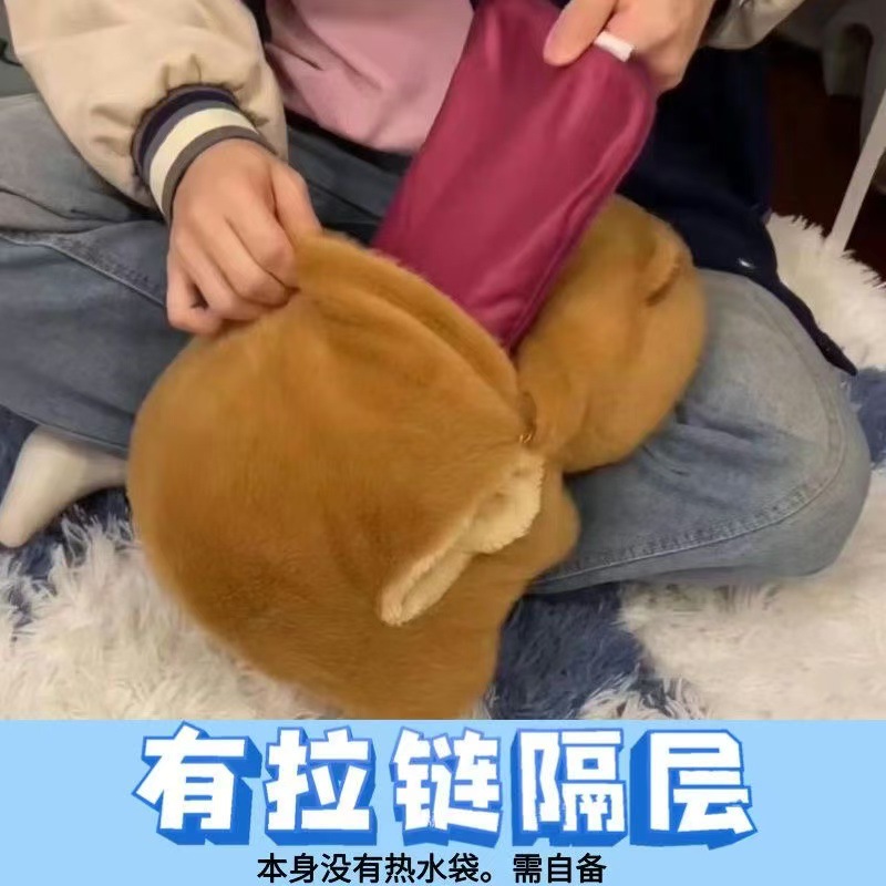 인터넷 레드 카피 발라 인형 카피 바라 손 온난화 베개 인터포 가능한 낮잠 베개 여자 친구를위한 못생긴 귀여운 봉제 장난감