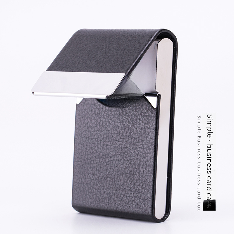 비즈니스 패션 명함 상자 수직 개성은 로고 사무용품 선물 명함 상자를 할 수 있습니다