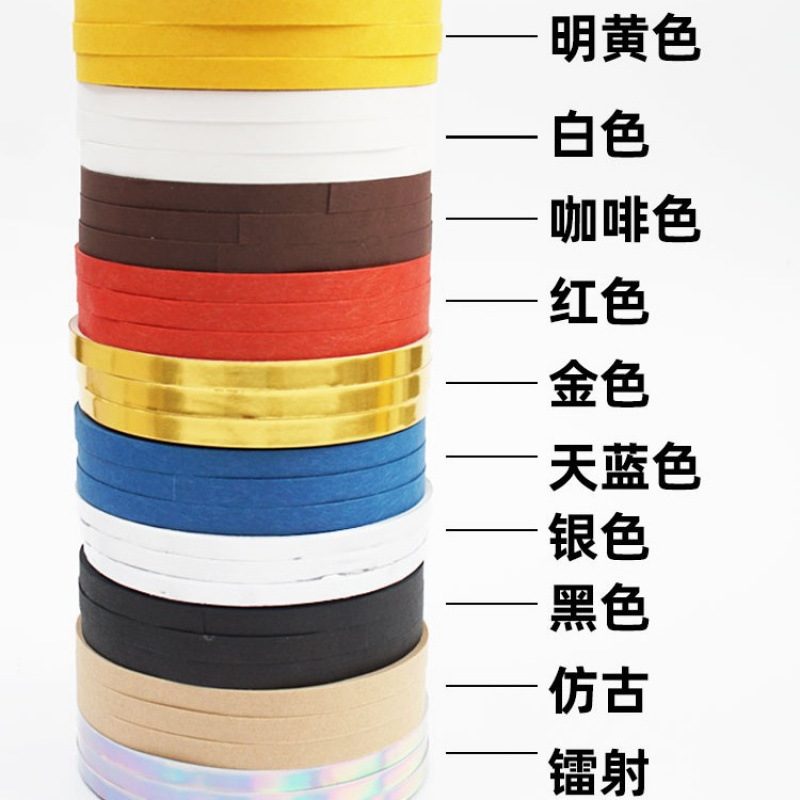 书画装裱材料局条矩条带胶包边条裱画材料矩线条包边纸20卷包邮