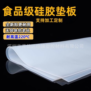 Food Grade Transparent Silicone Mat Silicone Plate High Temperature Resistant Silicone Anti-Slip Mat 0.4 0.7 0.6 0.5 0.3