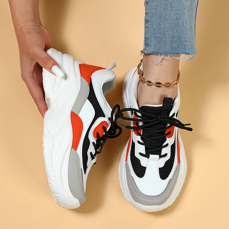 Mulher tênis de basquete tênis atlético tênis sola de borracha tênis de absorção de choque_voghion.com