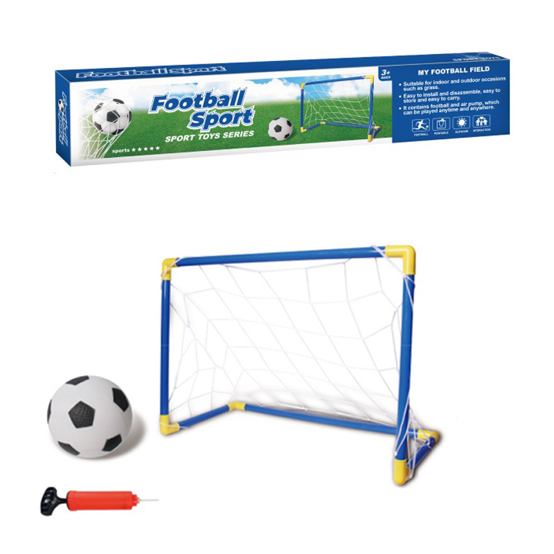 Juegos de juguetes transfronterizos de puertas de fútbol para niños portátiles desmontables para juguetes deportivos para padres e hijos al aire libre