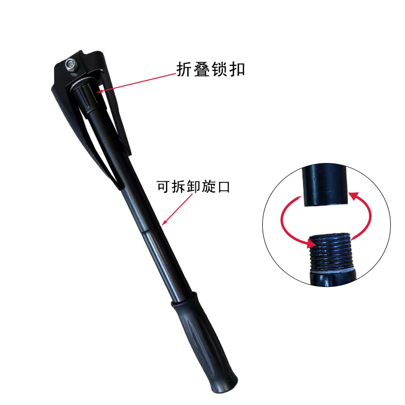 可折叠花园锄园林工具两头花园园艺锄头可拆卸便捷锄头