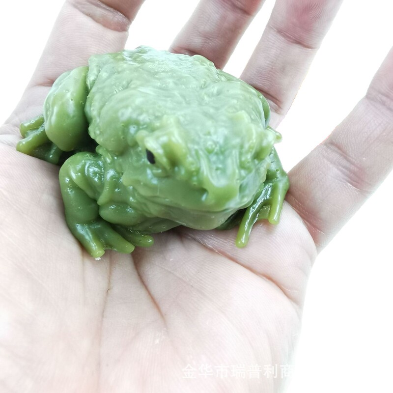 Douyin の同様なヒキガエルのピンチクリエイティブトリッキーなヒキガエル模擬カエルのベントクリスタルボールおもちゃ卸売|undefined