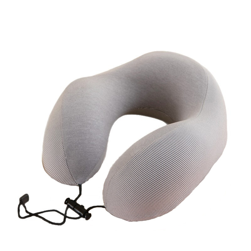 Supporto in memory foam per viaggi in aereo, portatile, per auto, per lunghi viaggi, poggiatesta cervicale a forma di U_voghion.com