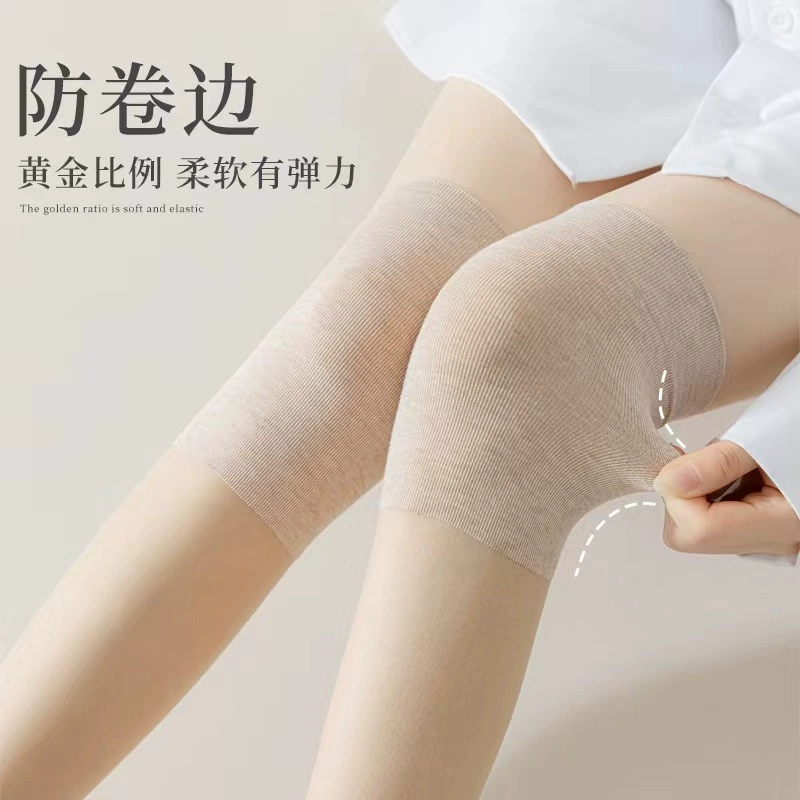 Новые 2024 тонкие колготки для женщин, до колена, антискользящие, дизайн с произвольным разрезом, 6 цветов