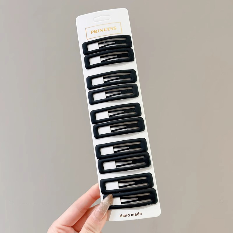 Clips de cabello esmerilado de color, clips de cabello lateral de las mujeres, toque de cabeza posterior, clip de cabello rotos, clip de cabello rojo en línea 2025, nuevo